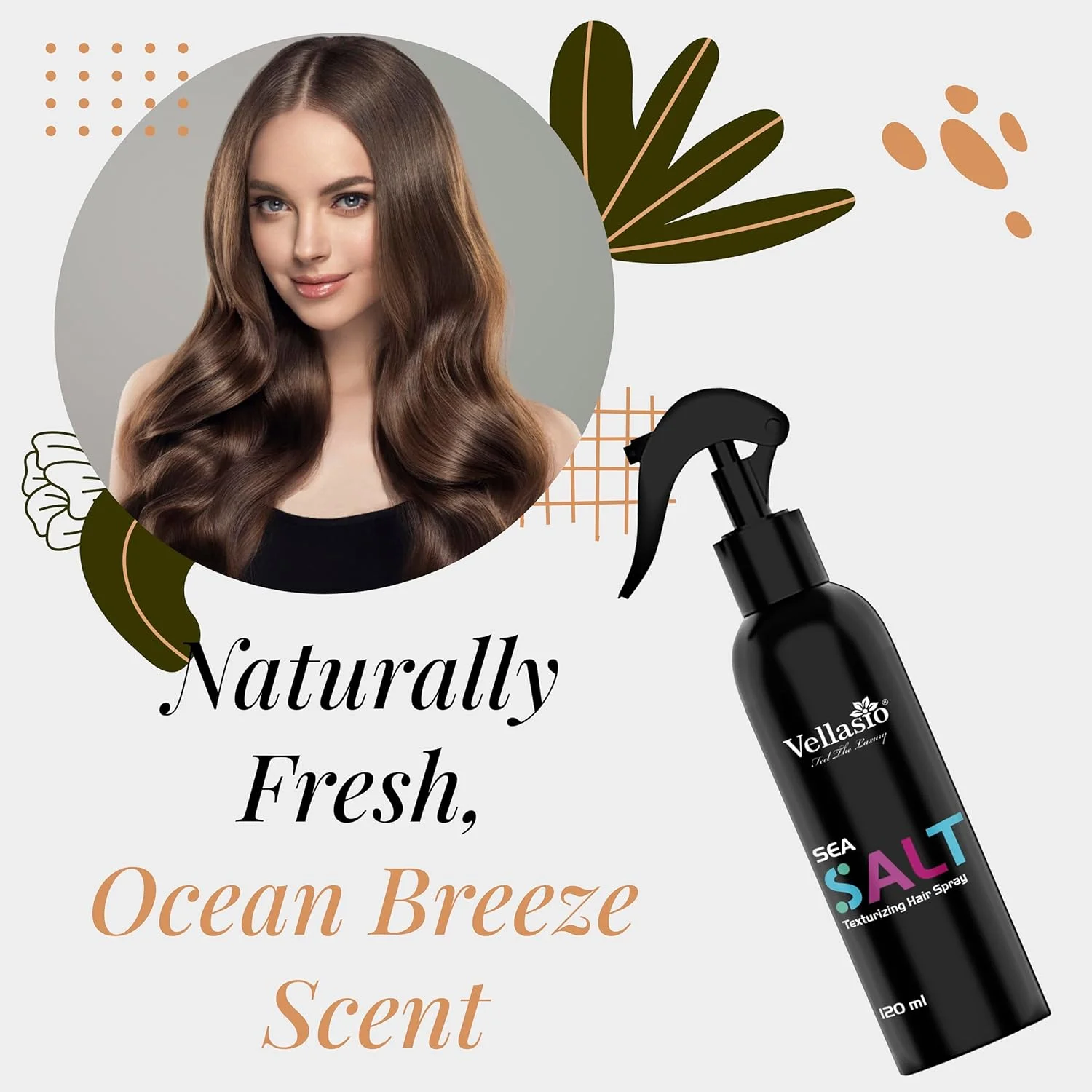 اسپری نمک دریایی ولاسیو 120 میلی لیتر برای حجم فوری و بافت موی پرپشت و صاف اسپری نمک دریایی ولاسیو 120 میلی لیتر برای حجم فوری و بافت موی پرپشت و صاف