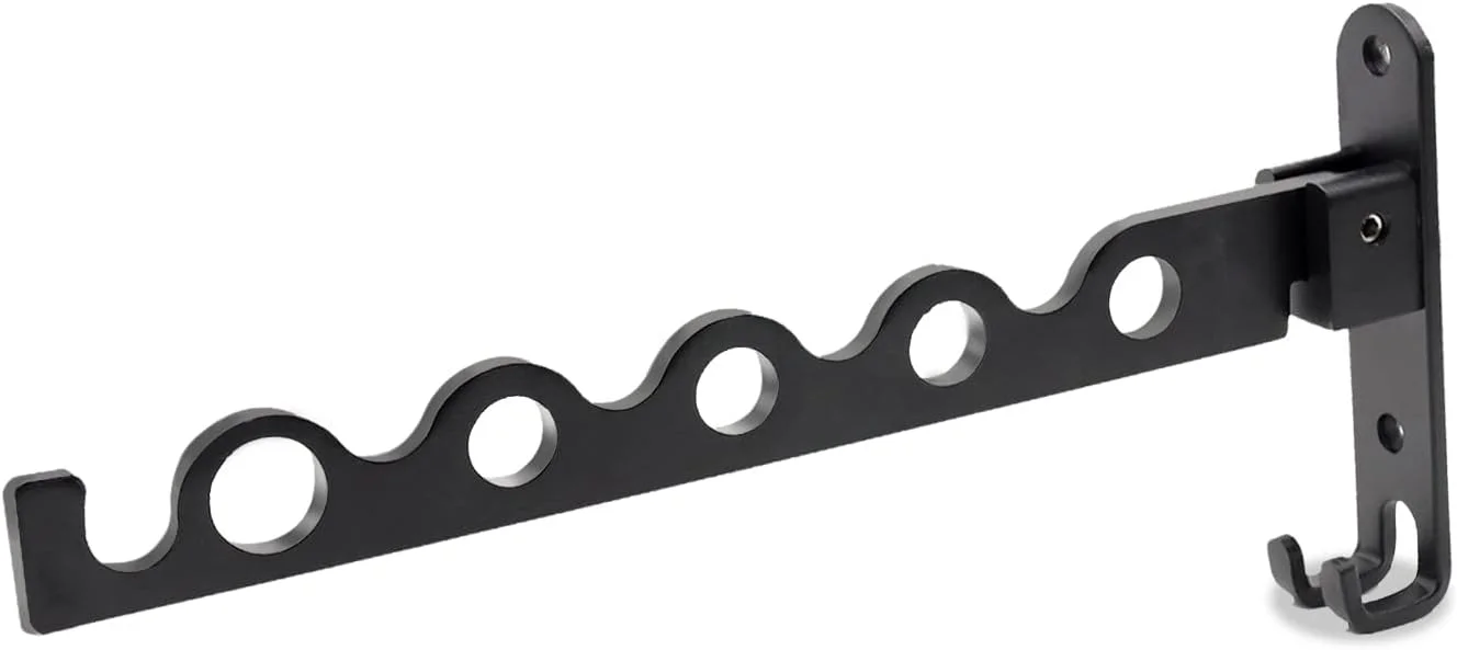 آویز لباس تاشو دیواری MAKINGTEC - خشک کن کوچک، آویز بدون نیاز به سوراخکاری، قفسه خشک کن تاشو آلومینیومی آویز لباس تاشو دیواری MAKINGTEC - خشک کن کوچک، آویز بدون نیاز به سوراخکاری، قفسه خشک کن تاشو آلومینیومی