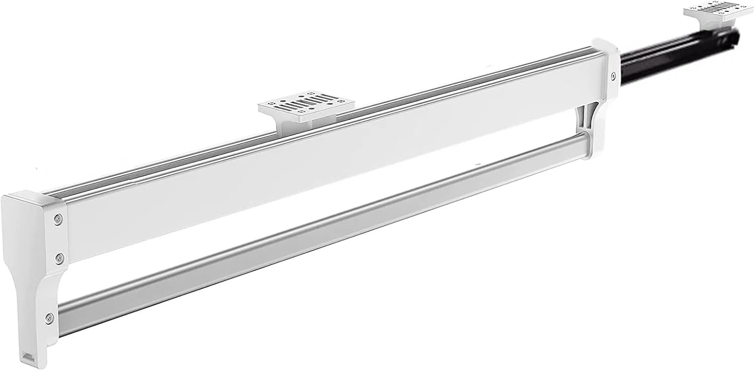 ریل لباس تلسکوپی و قابل تنظیم مافاژ، مناسب برای کمد لباس، 547 میلی متر، سفید ریل لباس تلسکوپی و قابل تنظیم مافاژ، مناسب برای کمد لباس، 547 میلی متر، سفید