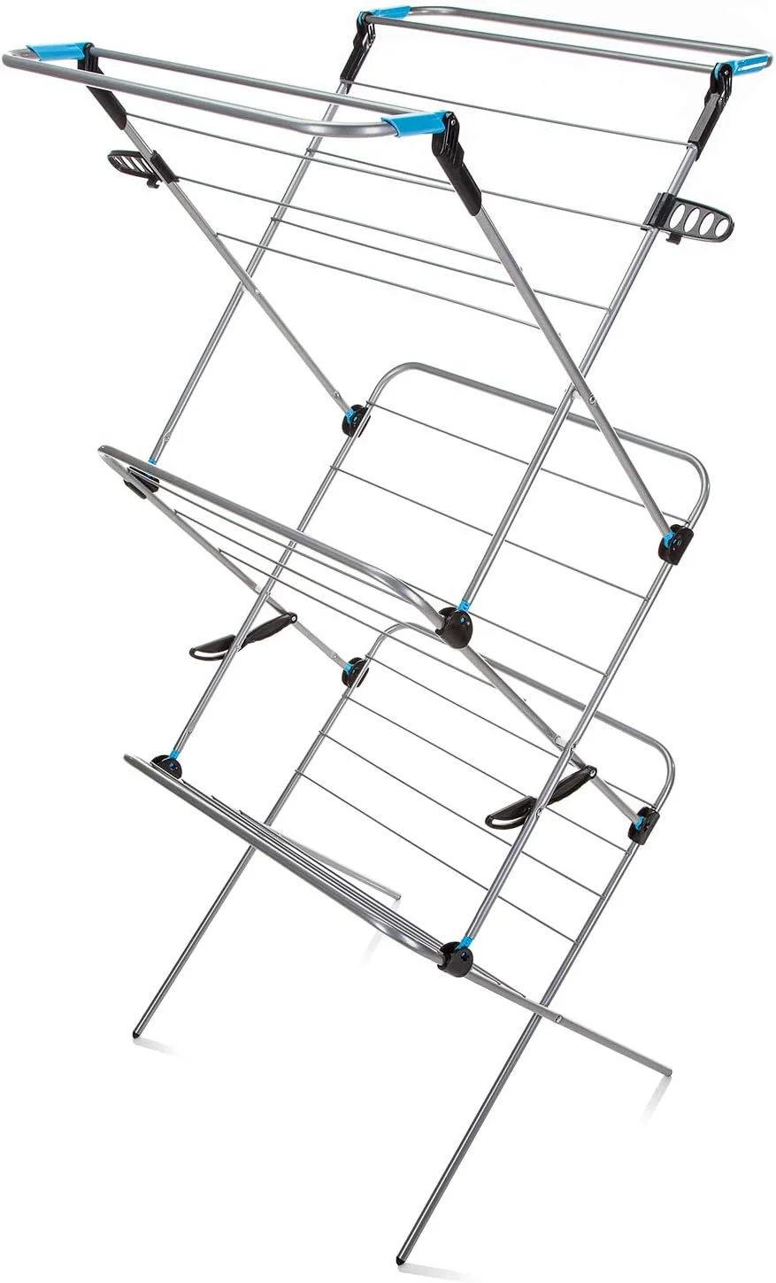 آویز لباس سه طبقه Minky Verso، نقره ای، 20 متر