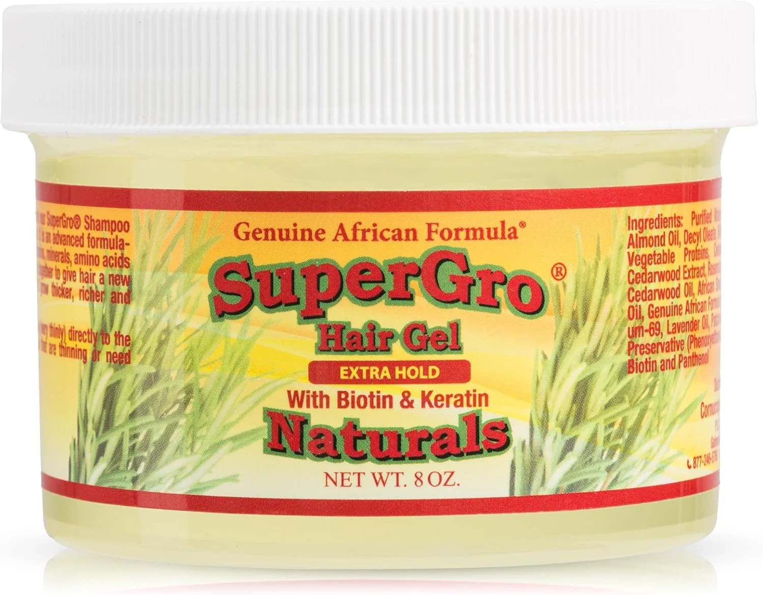 ژل موی فوق العاده قوی برای رشد مو با فرمول آفریقایی 240 میلی لیتر