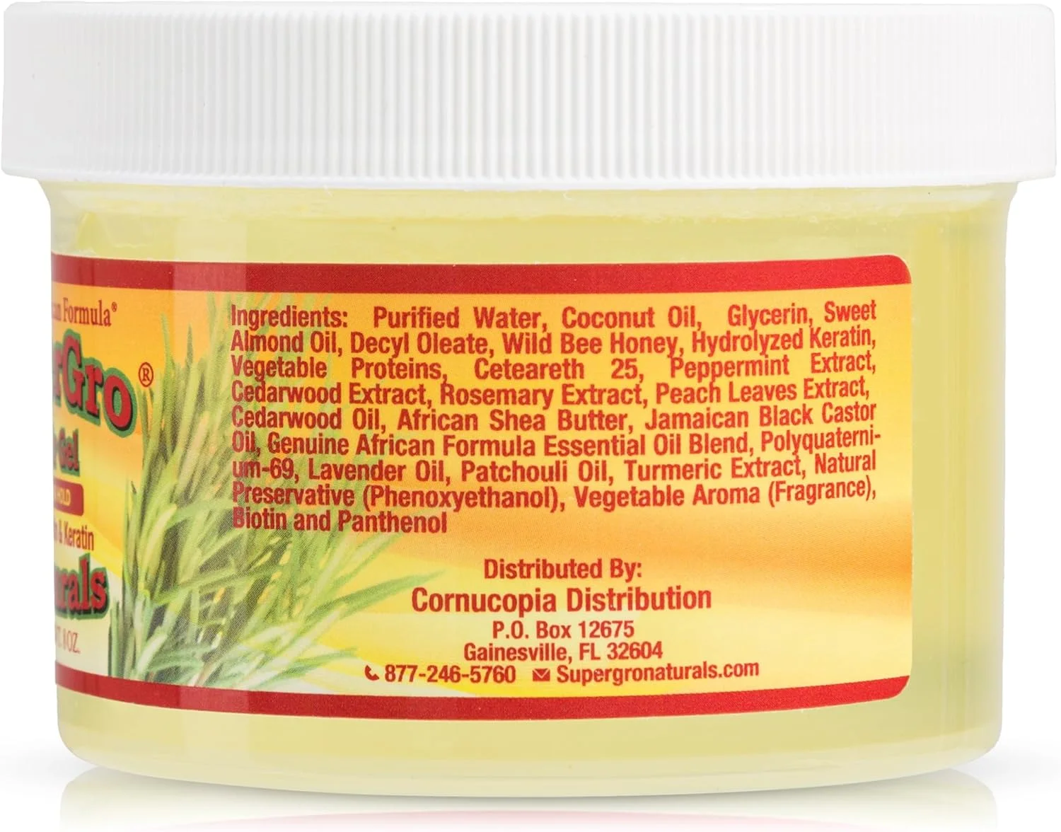 ژل موی فوق العاده قوی برای رشد مو با فرمول آفریقایی 240 میلی لیتر