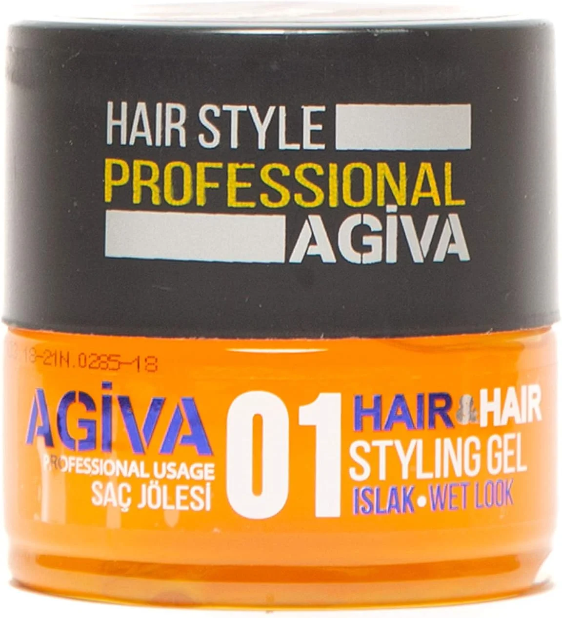 ژل حالت دهنده مو آگیوا مدل Wet Look شماره 01 حجم 210 میلی لیتر