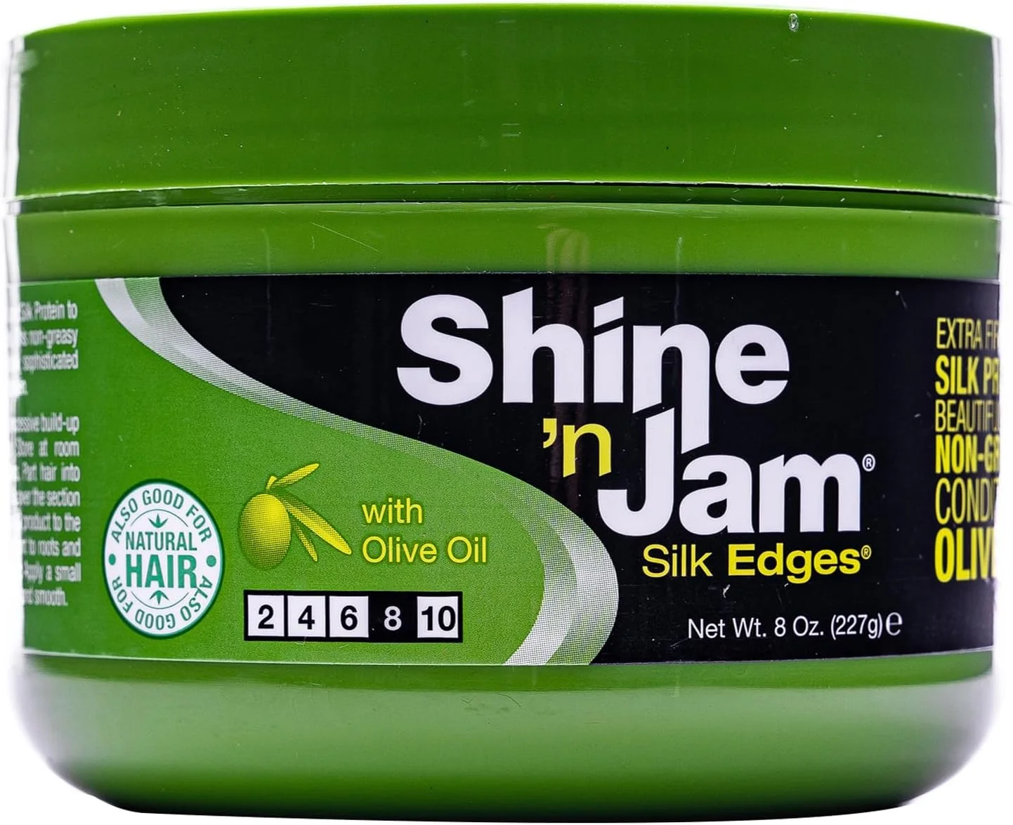 ژل حالت دهنده مو AmPro Shine-n-Jam Silk Edges مخصوص خانم ها - حجم 226 گرم