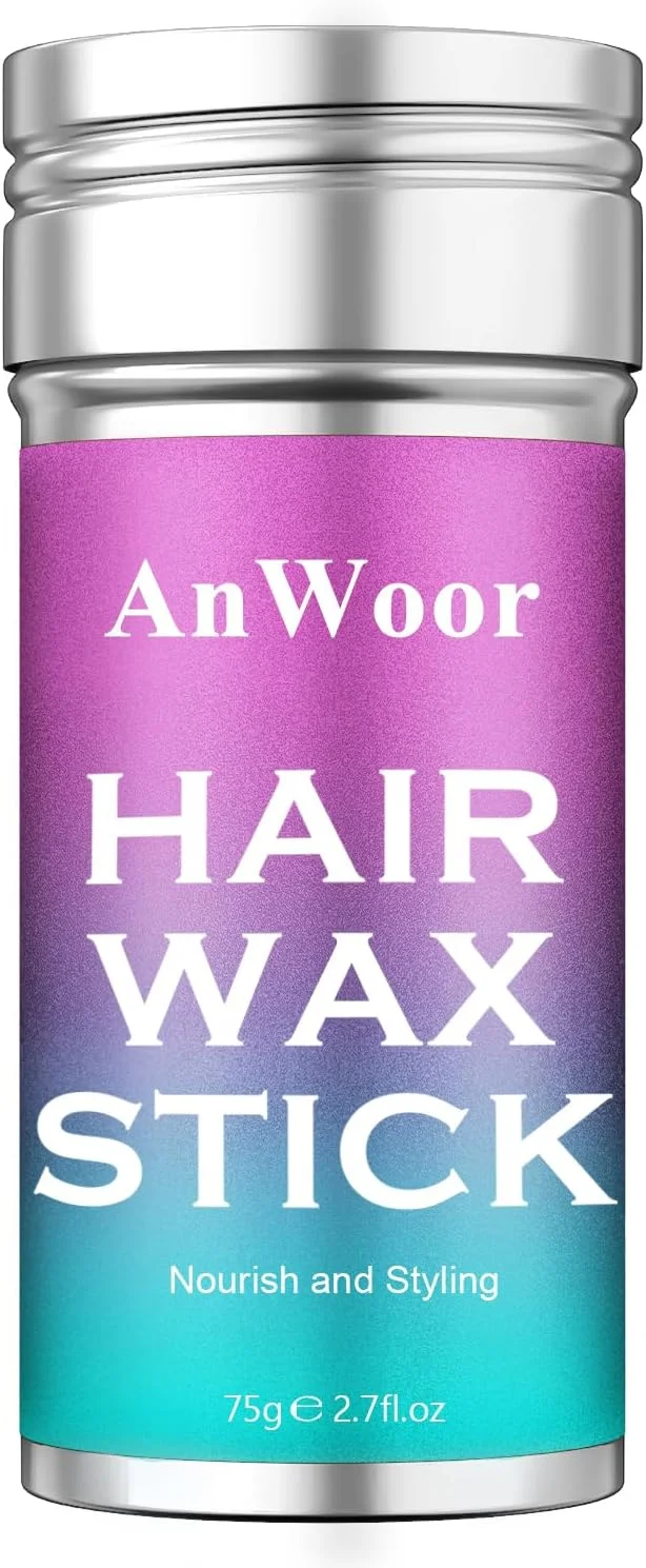 استیک واکس موی AnWoor برای موهای وز شده، لوازم جانبی مو برای زنان و دختران، حالت دهنده موی گوجه ای برای کودکان، ژل موی کودک، محصولات موی کودک، استیک صاف کننده مو