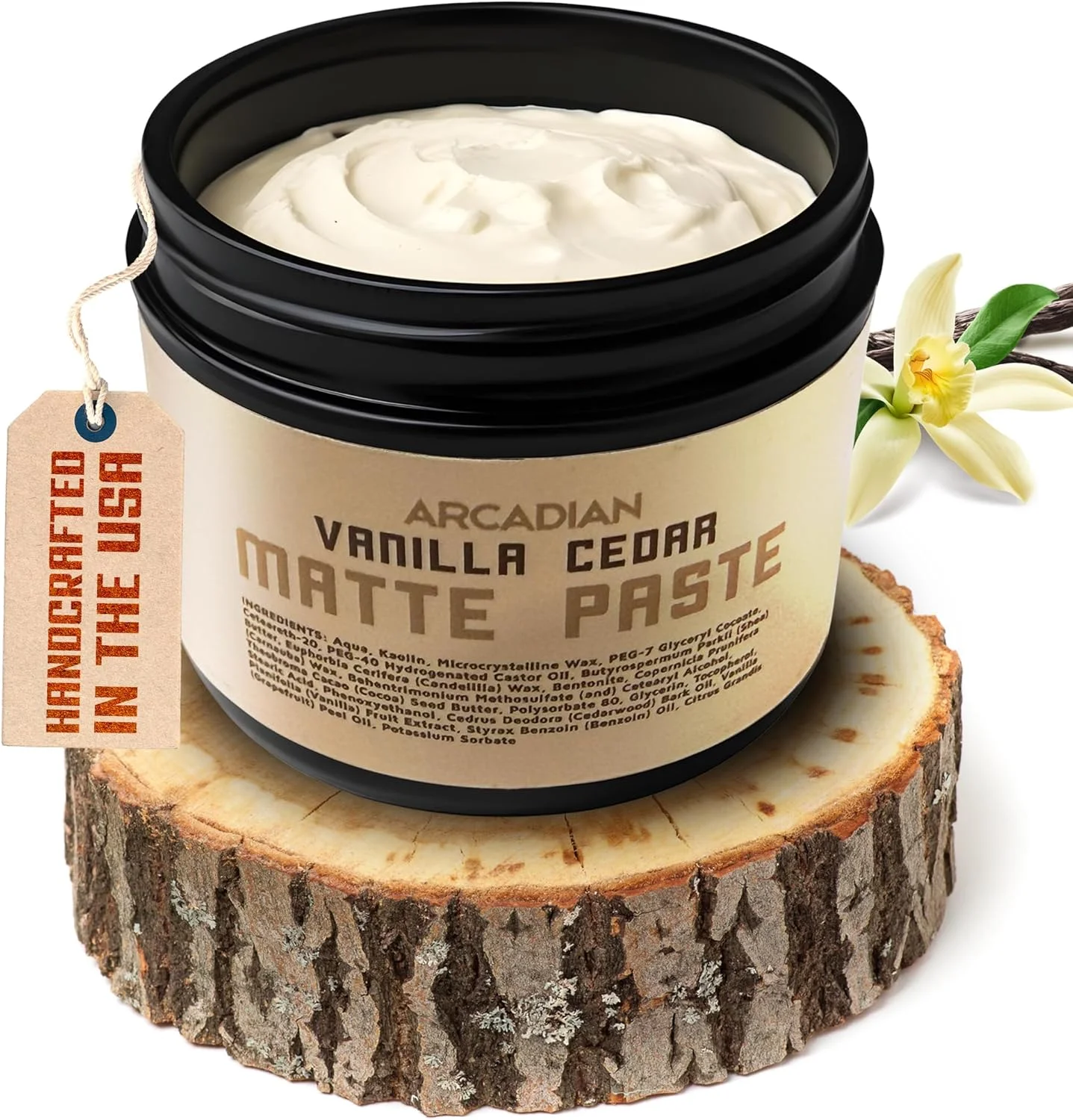 آرکیدین گرومینگ خمیر موی مات مردانه وگان با رایحه وانیل و سدر 113 گرم