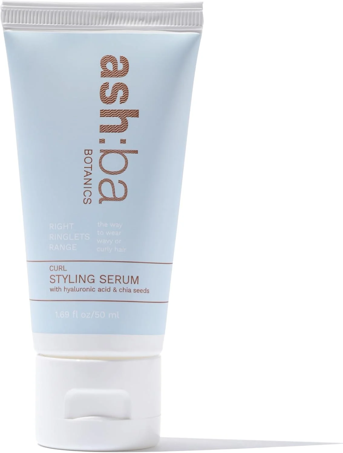 سرم ژل حالت دهنده موی فر اشبا بوتانیکس برای موهای موج دار، فر و مجعد | ژل موی فر برای آقایان و بانوان | عصاره آلوئه ورا، تخم کتان و چیا (50 میلی لیتر)