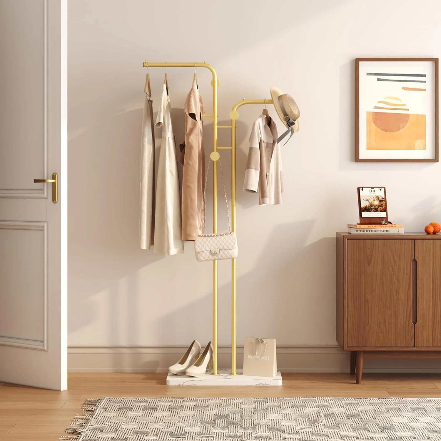 آویز لباس SLEEPHEAD® برای نظم دهی منزل، مونتاژ آسان، مناسب برای فضاهای مختلف