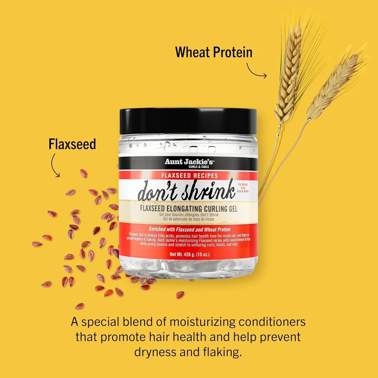 ژل فر کننده مو Aunt Jackie's Don't Shrink، ۴۲۶ گرم