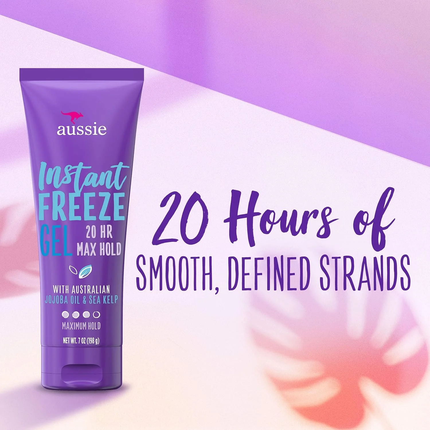 ژل مو حالت دهنده فوری Aussie با روغن جوجوبا و جلبک دریایی، 207 میلی لیتر