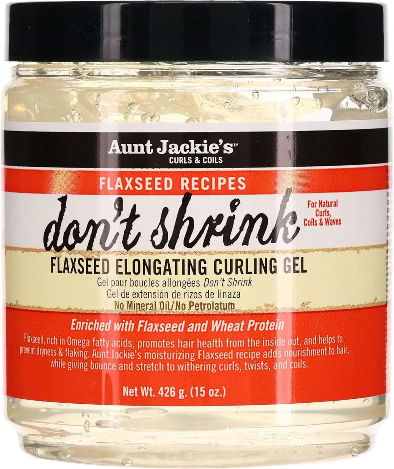 ژل فر کننده و بلند کننده مو حاوی دانه کتان آنت جکیز، 425 گرم (بسته 3 عددی)