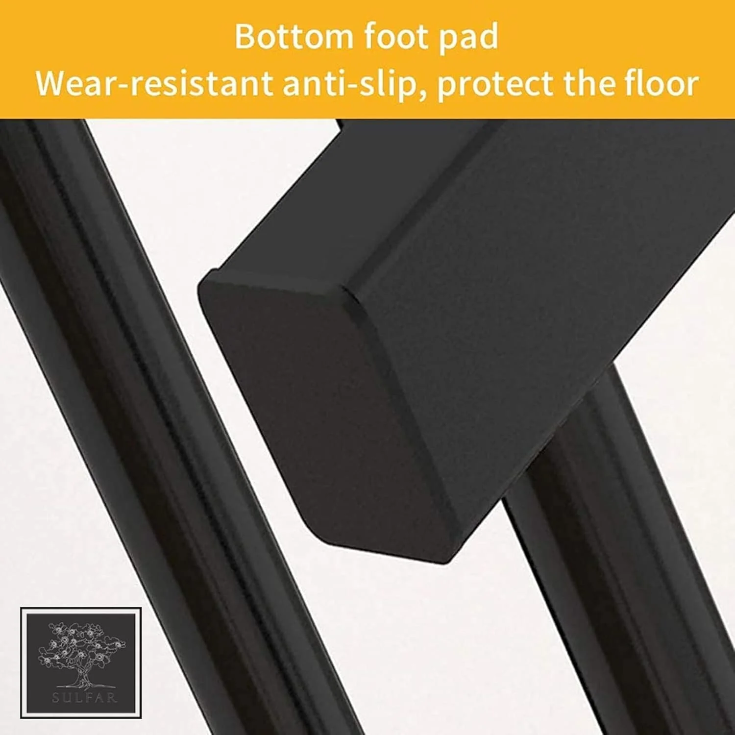 قفسه نگهداری سولفار 2 طبقه با 2 میله آویز لباس و چرخ دار - مشکی قفسه نگهداری سولفار 2 طبقه با 2 میله آویز لباس و چرخ دار - مشکی