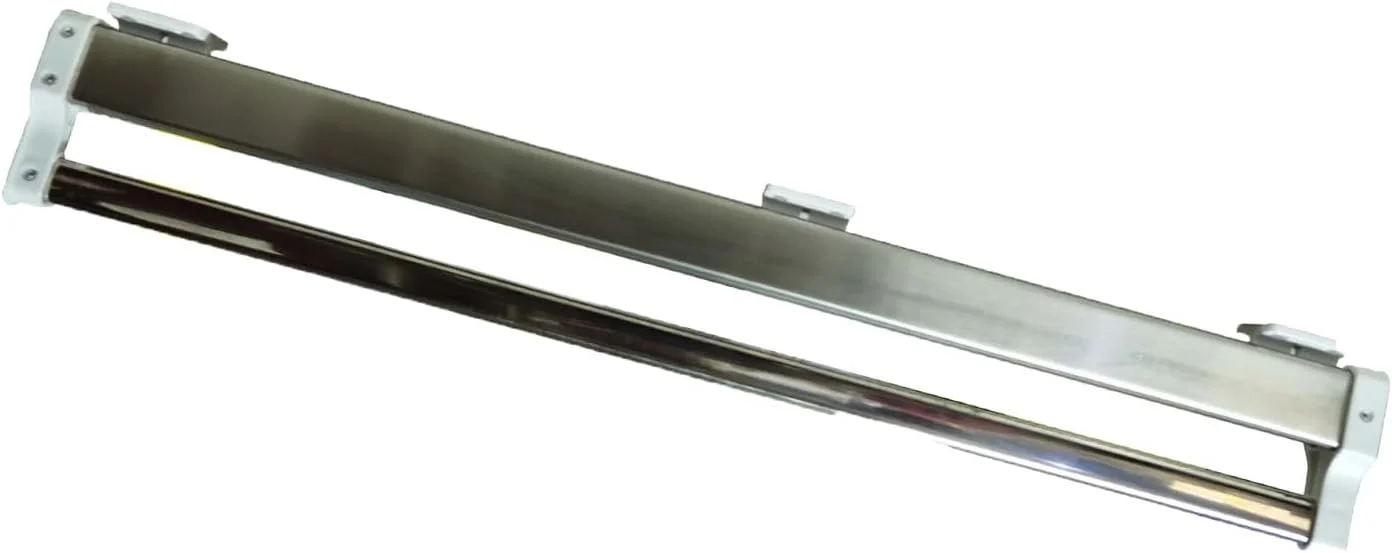 ریل آویز شلوار کشویی کمد لباس، میله آویز جمع شونده برای نگهداری لباس، صرفه جویی در فضا برای لباس، روسری، شلوار جین، حوله، کراوات، شال، سفید - 35 سانتی متر