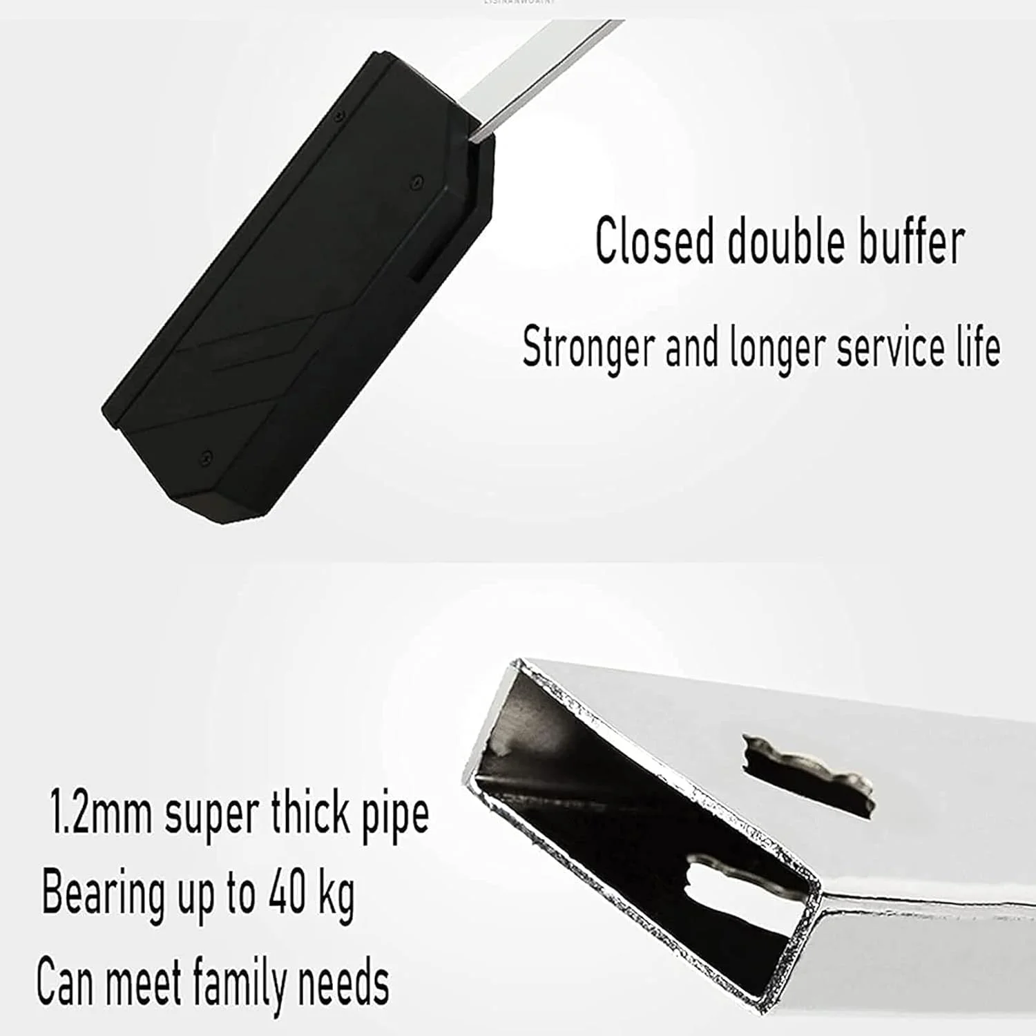 ریل آویز لباس داخل کمد، میله های آویز لباس سنگین، نصب روی دیوار یا پنل، قفسه صرفه جویی در فضا برای سیستم نگهداری اتاق خواب، نقره ای - 42-51 سانتی متر ریل آویز لباس داخل کمد، میله های آویز لباس سنگین، نصب روی دیوار یا پنل، قفسه صرفه جویی در فضا برای سیستم نگهداری اتاق خواب، نقره ای - 42-51 سانتی متر