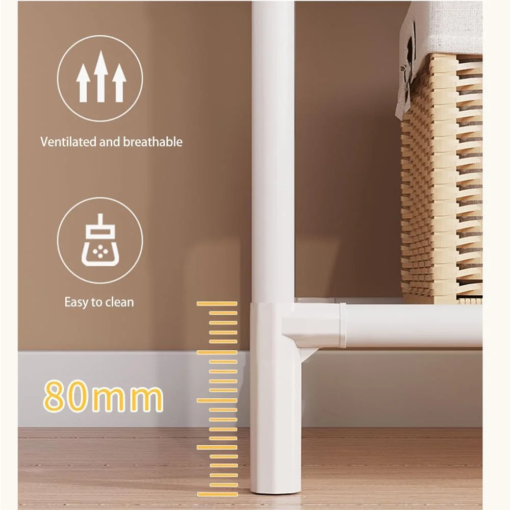 رگال لباس WEKOTEE، رگال لباس با کیف نگهداری، رگال پوشاک، قفسه های غیر بافته شده برای کفش، رگال لباس برای اتاق خواب، راهرو، ورودی (28-02) رگال لباس WEKOTEE، رگال لباس با کیف نگهداری، رگال پوشاک، قفسه های غیر بافته شده برای کفش، رگال لباس برای اتاق خواب، راهرو، ورودی (28-02)