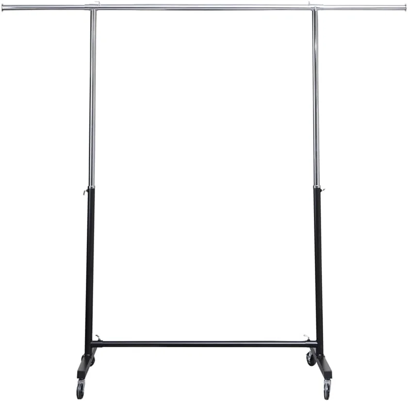 رگال لباس تک ردیفه قابل تنظیم WT-EASYCARE مناسب فضای باز و داخل خانه | رگال لباس تک میله ای چرخ دار، سازمان دهنده کمد لباس خانگی | رگال لباس تک میله ای با چرخ، ریل لباس فلزی سنگین و با کیفیت رگال لباس تک ردیفه قابل تنظیم WT-EASYCARE مناسب فضای باز و داخل خانه | رگال لباس تک میله ای چرخ دار، سازمان دهنده کمد لباس خانگی | رگال لباس تک میله ای با چرخ، ریل لباس فلزی سنگین و با کیفیت