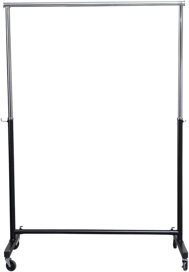 رگال لباس تک ردیفه قابل تنظیم WT-EASYCARE مناسب فضای باز و داخل خانه | رگال لباس تک میله ای چرخ دار، سازمان دهنده کمد لباس خانگی | رگال لباس تک میله ای با چرخ، ریل لباس فلزی سنگین و با کیفیت رگال لباس تک ردیفه قابل تنظیم WT-EASYCARE مناسب فضای باز و داخل خانه | رگال لباس تک میله ای چرخ دار، سازمان دهنده کمد لباس خانگی | رگال لباس تک میله ای با چرخ، ریل لباس فلزی سنگین و با کیفیت