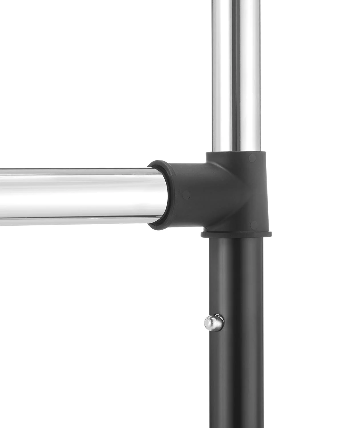 رگال لباس دو میله قابل تنظیم Whitmor - سازمان دهنده لباس چرخ دار - مشکی و کروم رگال لباس دو میله قابل تنظیم Whitmor - سازمان دهنده لباس چرخ دار - مشکی و کروم