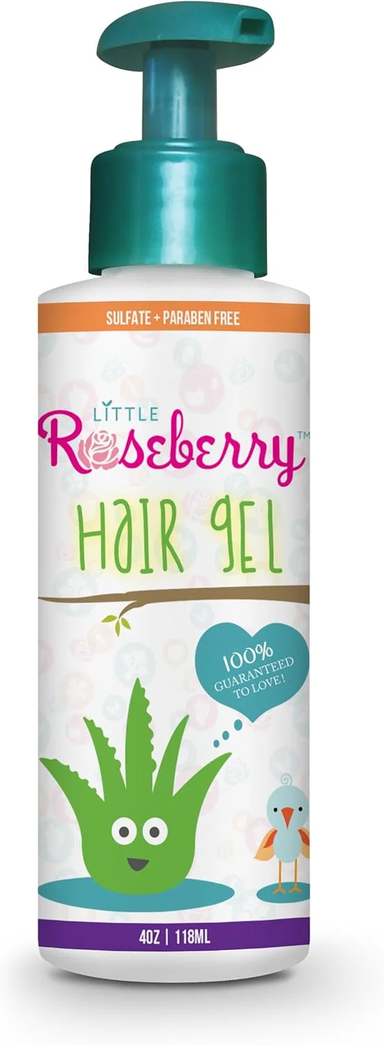 ژل مو برای کودکان | حالت دهنده ملایم | بدون مواد شیمیایی | ساخته شده با آلوئه ورا ارگانیک و ویتامین ها | ایمن برای نوزادان، کودکان نوپا، مردان و زنان | همیشه بدون پارابن، سولفات و عطر | ساخت آمریکا (1 واحد)