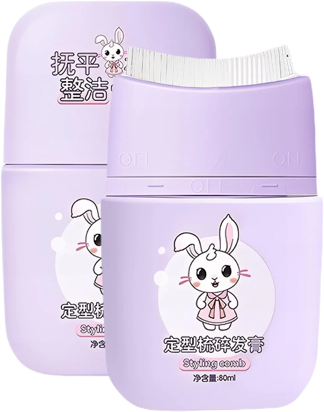 استیک واکس مو برای کودکان، شانه حالت دهنده موی کودکان، حالت دهی به موهای جلویی، کرم حالت دهنده مغذی و براق کننده، استیک فینیشینگ کنترل وز مو برای کودکان - ملایم و آسان برای استفاده 80 گرم