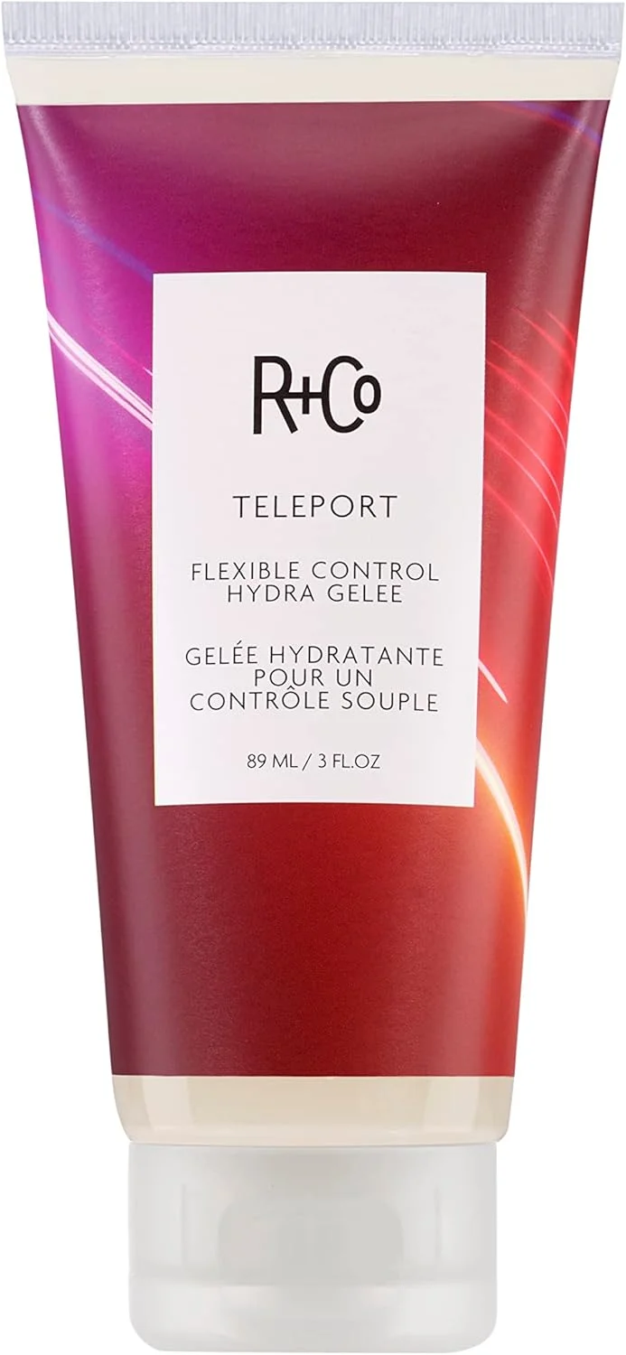 ژل آبرسان و حالت دهنده انعطاف پذیر R+Co Teleport، بافت سبک، حالت دهی قوی، افزایش حالت طبیعی مو، بدون تست حیوانی، 89 میلی لیتر