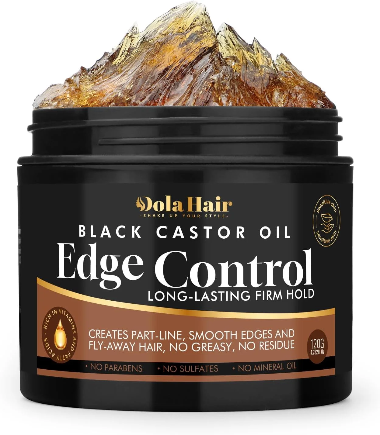 ژل حالت دهنده مو برای موهای با بافت 4C، ژل با قدرت نگهدارندگی بالا برای بافت مو، واکس حالت دهنده مو بدون چربی و پوسته پوسته شدن، 120 گرم