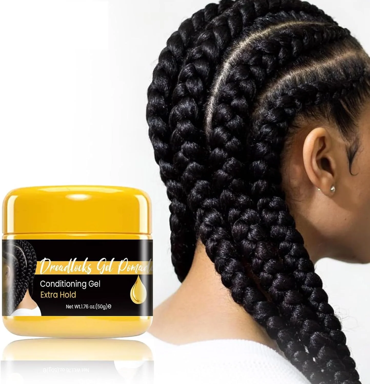 ژل بافت مو 50 گرمی، ژل حالت دهنده و فیکس کننده مو برای تعریف مو، مناسب موهای فر، ماندگاری طولانی و کاهش وز برای بافت ها، تاب ها، بافت های آفریقایی، موهای موج دار یا مجعد، ژل کنترل کننده حالت مو