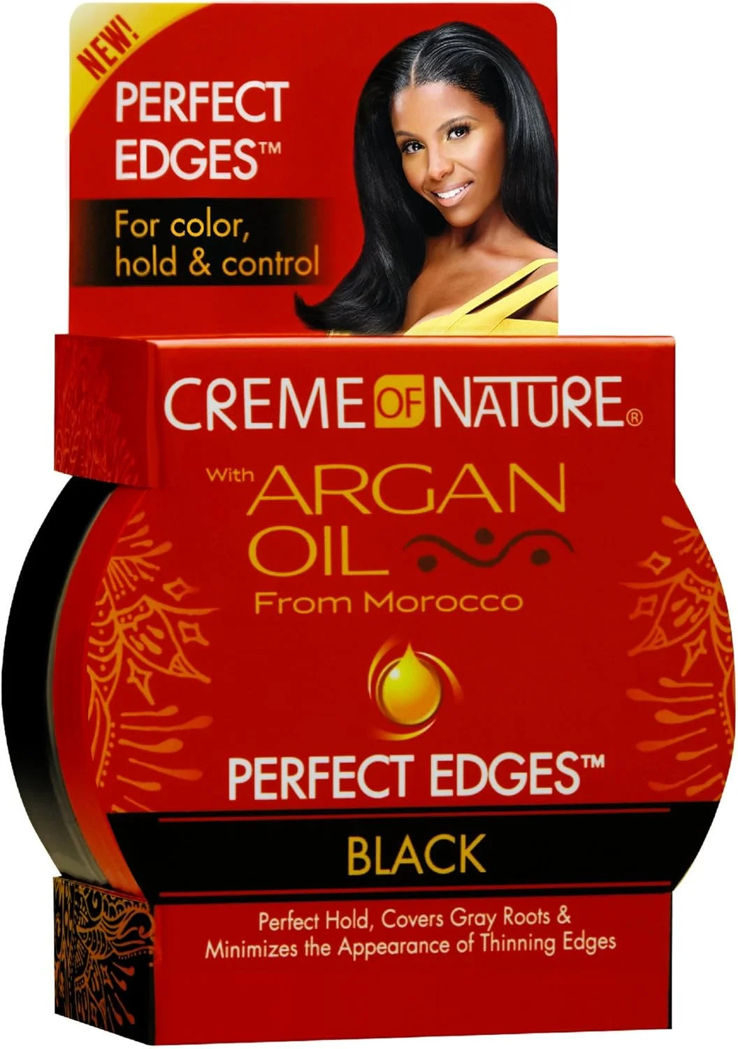 ژل حالت دهنده مو کرم آو نیچر حاوی روغن آرگان، 66 میلی لیتر، مشکی