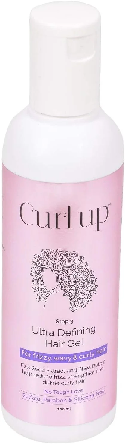 ژل موی فر فوق العاده حالت دهنده - ژل موی دانه کتان با قدرت نگهدارندگی قوی - برای موهای خشک، وز، موج دار و فر - بدون سولفات، پارابن و سیلیکون - 200 میلی لیتر