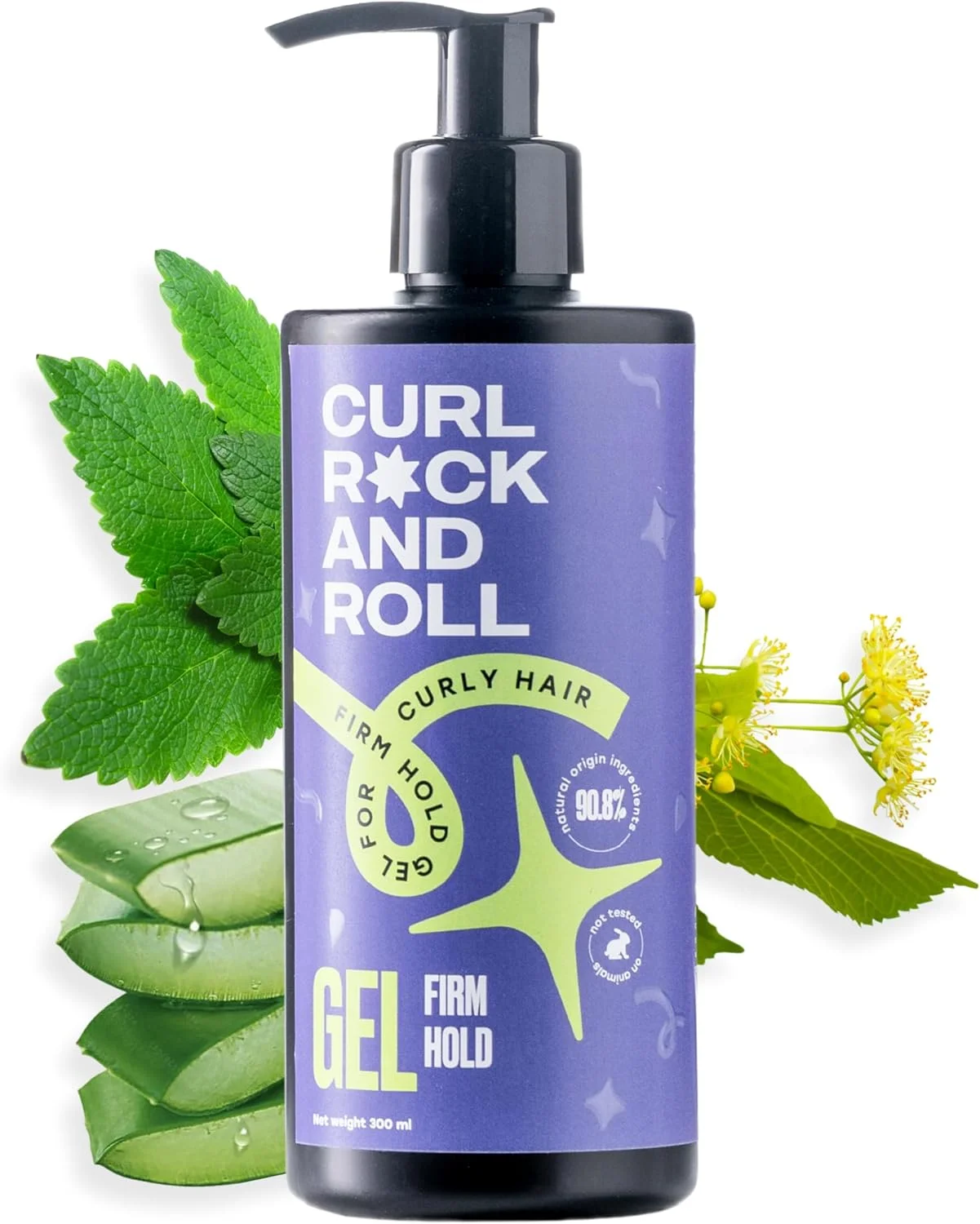 ژل حالت دهنده مو فر کرل راک اند رول - مرطوب کننده و مغذی - بدون پارابن و سولفات - قدرت نگهدارندگی قوی، 300 میلی لیتر