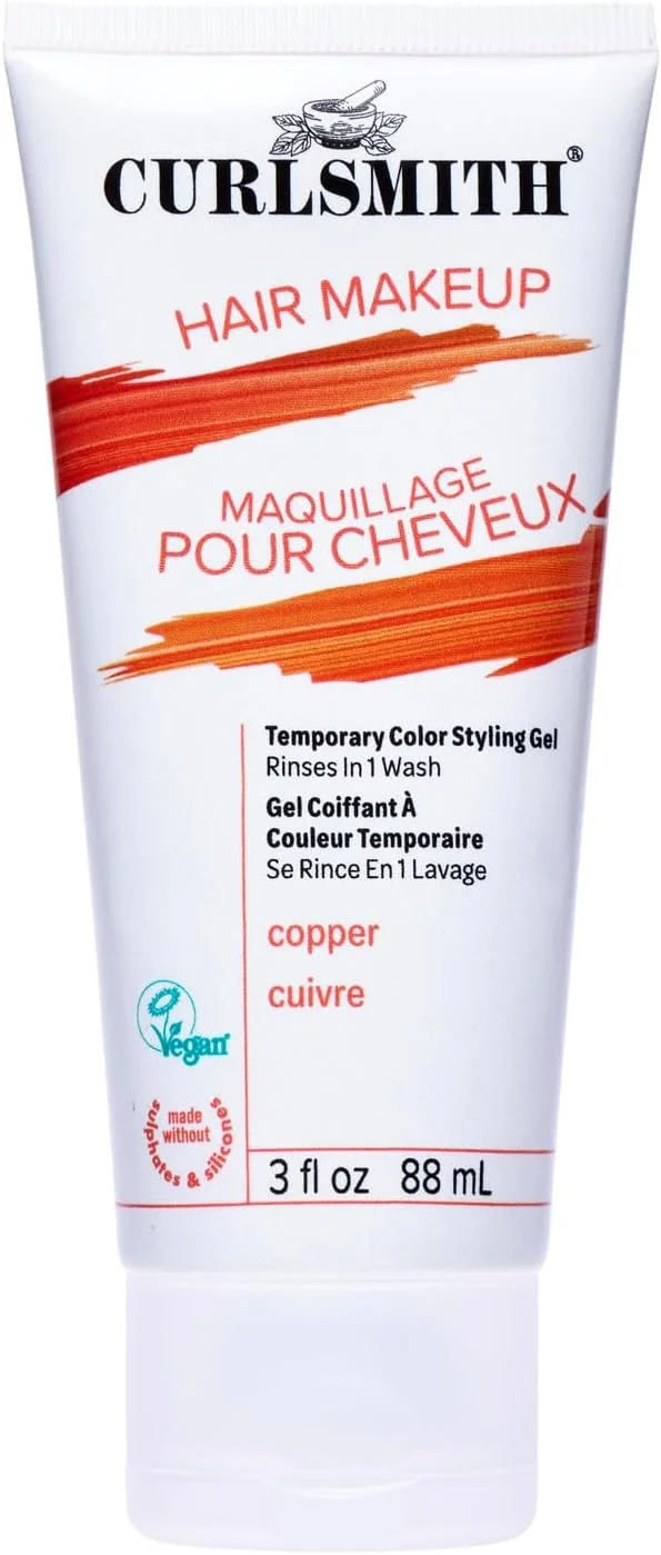Curlsmith - آرایش مو - ژل حالت دهنده و رنگ موقت گیاهی (مسی 90 میلی لیتر)