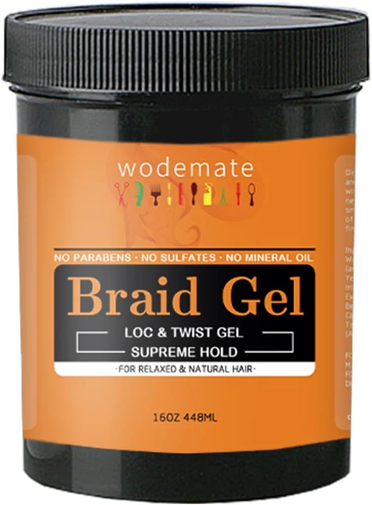 ژل بافت قوی برای بافت ها، فرها، ژل براق برای حالت دهی حرفه ای و کنترل لبه مو، ماندگاری طولانی برای موهای خشک، کدر و شکننده، 453 گرم