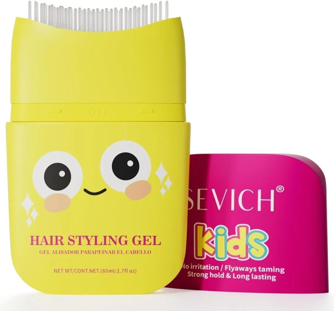استیک حالت دهنده مو نیکیتا ویوی مخصوص کودکان 80 میلی لیتر، ژل حالت دهنده مو برای کودکان نوپا، ژل مو با رایحه ملایم برای دختران و پسران، فرمول گیاهی با طراحی شانه برای موهای کودکان، از بین برنده موهای زائد