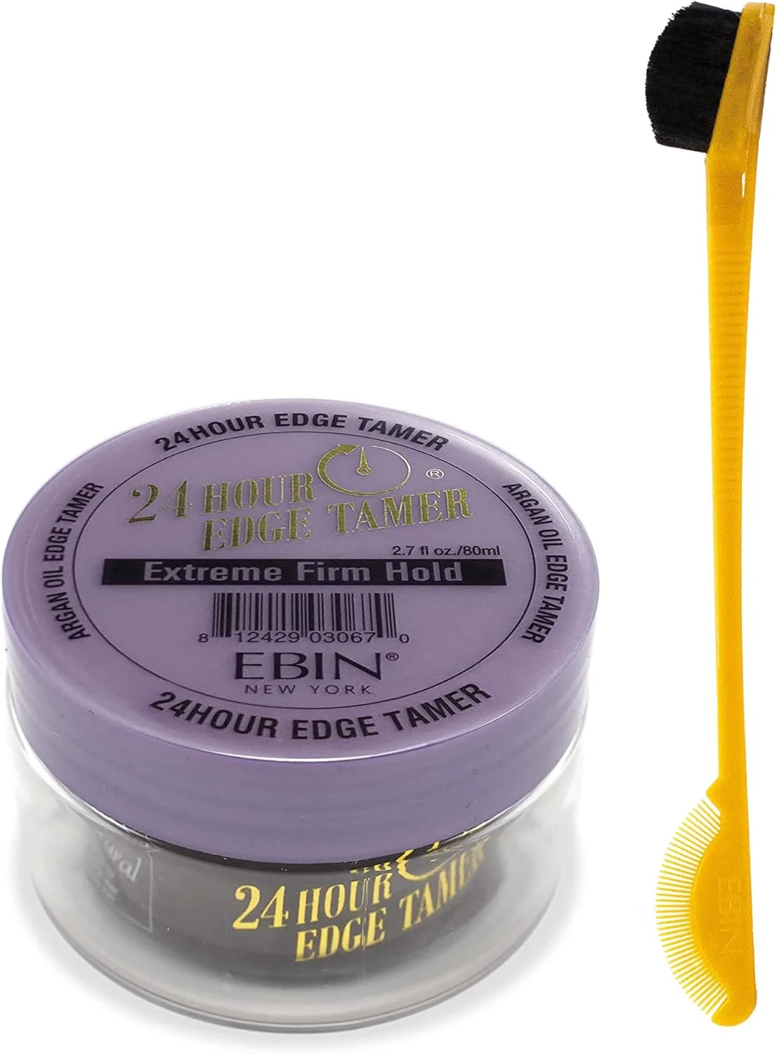 کیت حالت دهنده موهای دور صورت EBIN NEW YORK با ماندگاری 24 ساعته (80 میلی لیتر، قدرت بسیار بالا) بدون ایجاد پوسته، بدون ایجاد سفیدی، با بافتی براق و نرم برای حالت دادن به موهای دور صورت