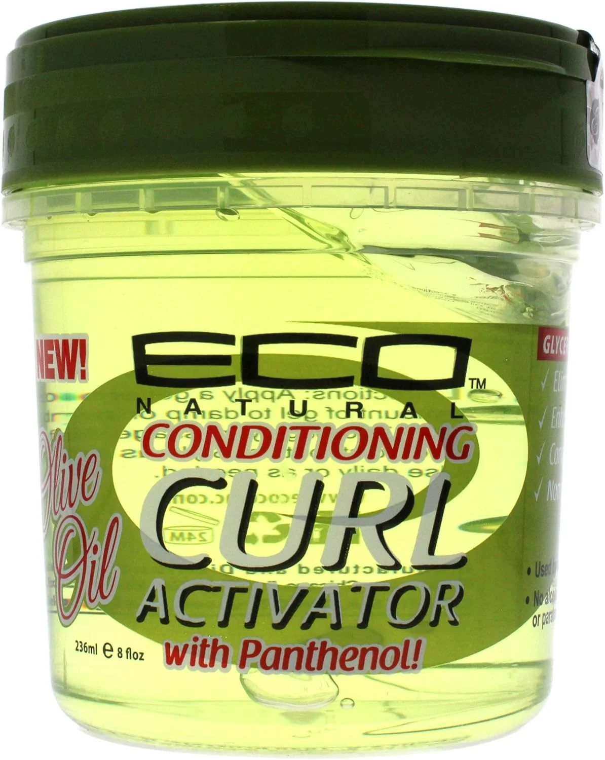 اکو استایل اکوکو فعال کننده فر کننده مو - روغن زیتون برای استفاده مشترک آقایان و بانوان - ژل 236 میلی لیتر