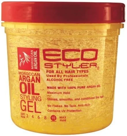 ژل حالت دهنده مو اکو استایل حاوی روغن آرگان، ۷۰۹ میلی لیتر (بسته ۲ عددی)