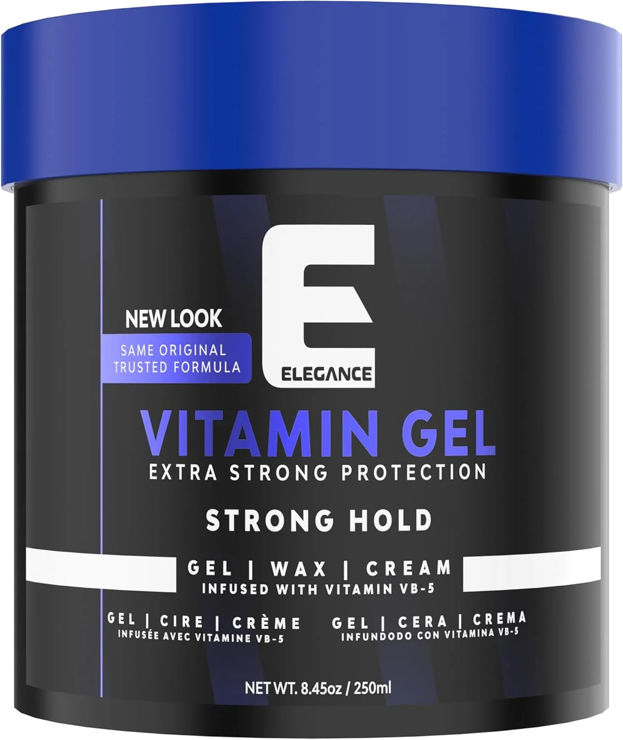 ژل ویتامین E Elegance، 250 میلی لیتر، غنی شده با ویتامین Pro-VB-5، ژل با قدرت نگهدارندگی قوی، محافظت حداکثری از مو و درخشش طبیعی و ماندگار