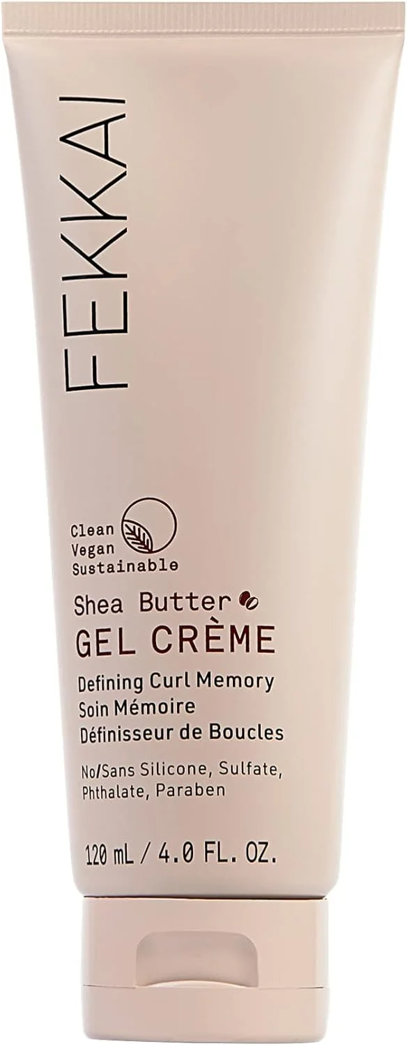 کرم ژل حالت دهنده مو فر حاوی شی باتر فکای - 120 میلی لیتر - آبرسان و تقویت کننده فر مو - فرمول غیر چسبنده و بدون پوسته پوسته شدن - با کیفیت سالنی، سازگار با EWG، وگان و بدون تست حیوانی