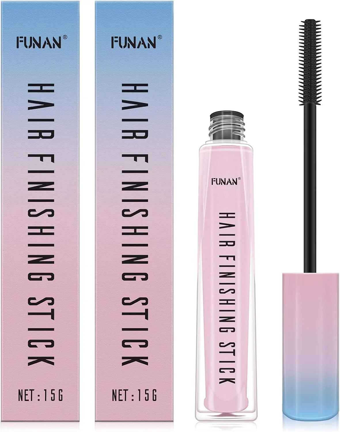 استیک حالت دهنده مو، بسته 2 عددی، کرم حالت دهنده مو برای موهای خرده، بدون چربی و چسبندگی