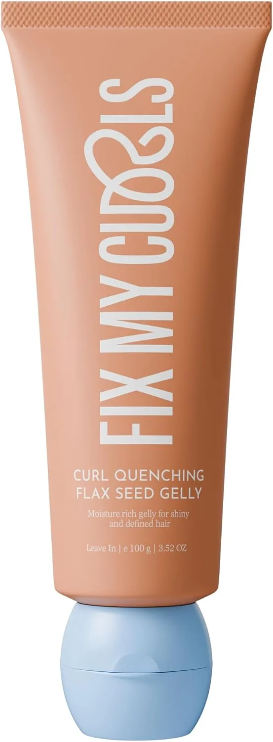 ژل دانه کتان آبرسان و حالت دهنده مو فیکس مای کرلز مناسب موهای فر و موج دار، 100 گرم