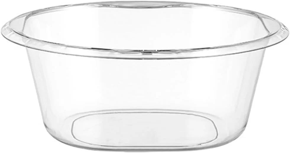 لگن شستشوی پلاستیکی بالو، ۱۳ اینچی، لگن چند منظوره شفاف برای آشپزخانه، لباسشویی، شستشوی صورت و خیساندن پا، مناسب برای مصارف خانگی لگن شستشوی پلاستیکی بالو، ۱۳ اینچی، لگن چند منظوره شفاف برای آشپزخانه، لباسشویی، شستشوی صورت و خیساندن پا، مناسب برای مصارف خانگی