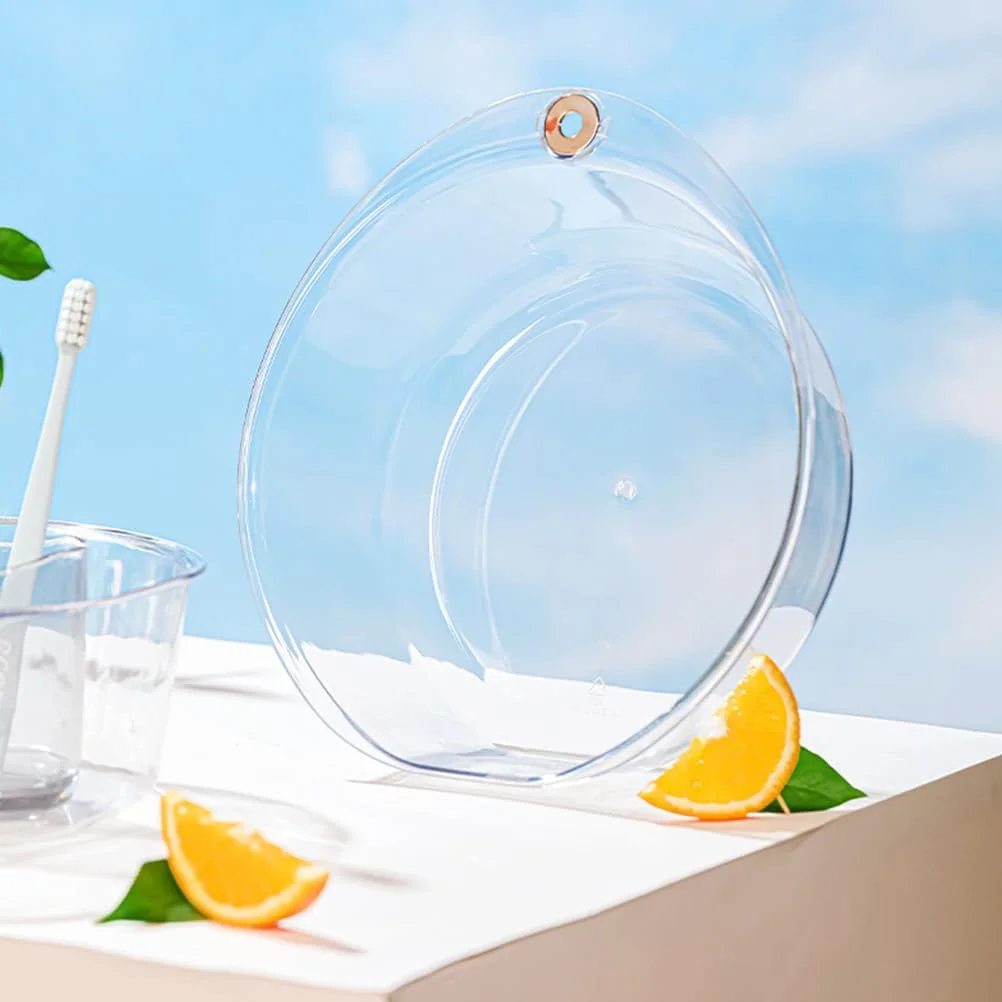 لگن شستشوی پلاستیکی بالو، ۱۳ اینچی، لگن چند منظوره شفاف برای آشپزخانه، لباسشویی، شستشوی صورت و خیساندن پا، مناسب برای مصارف خانگی