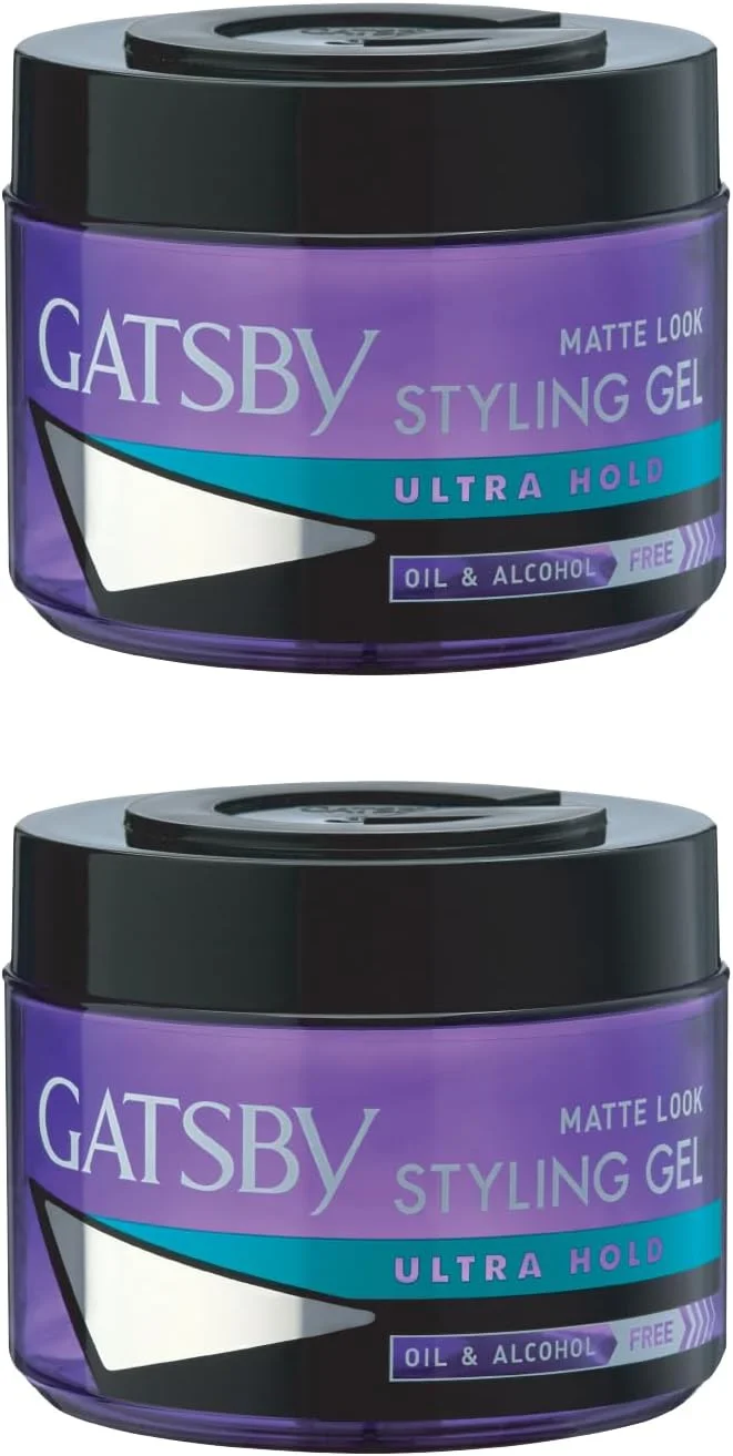 ژل موی حالت دهنده گتسبی مدل ژاپن واتر گلاس - قدرت نگهداری فوق العاده، 300 گرمی (بسته 2 عددی) | ژل حالت دهنده مو برای آقایان