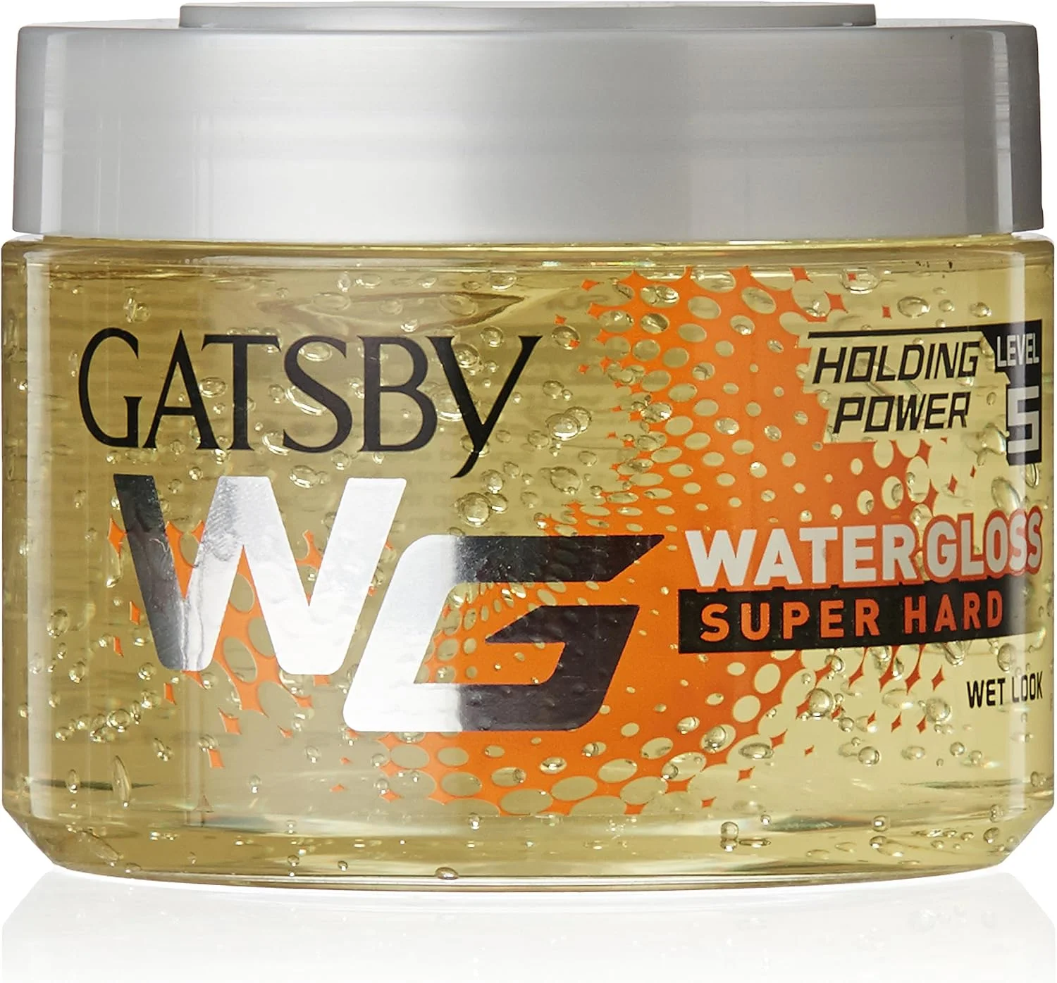 ژل موی گتسبی مدل Water Gloss Super Hard زرد، 300 گرم