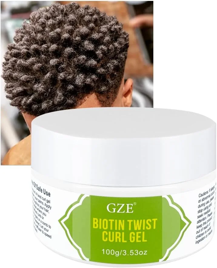 ژل فر کننده موی بیوتین GZE - حالت دهی انعطاف پذیر، ایده آل برای فر کردن، مرطوب کننده و بدون ایجاد رسوب - سبک