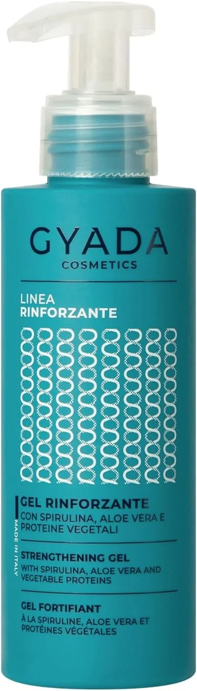 ژل تقویت کننده و ترمیم کننده مو GYADA با اسپیرولینا - مناسب موهای فر و صاف - جلوگیری از شکستگی و کم آبی - فرمول گیاهی و سبز - بدون تست حیوانی - 150 میلی لیتر