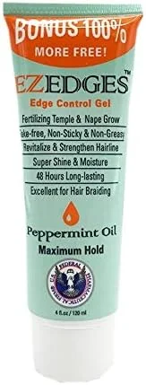 ژل حالت دهنده مو EZEDGES برای کنترل لبه های مو با قدرت نگهدارندگی بالا (روغن نعناع فلفلی)، ۱۱۳ گرم