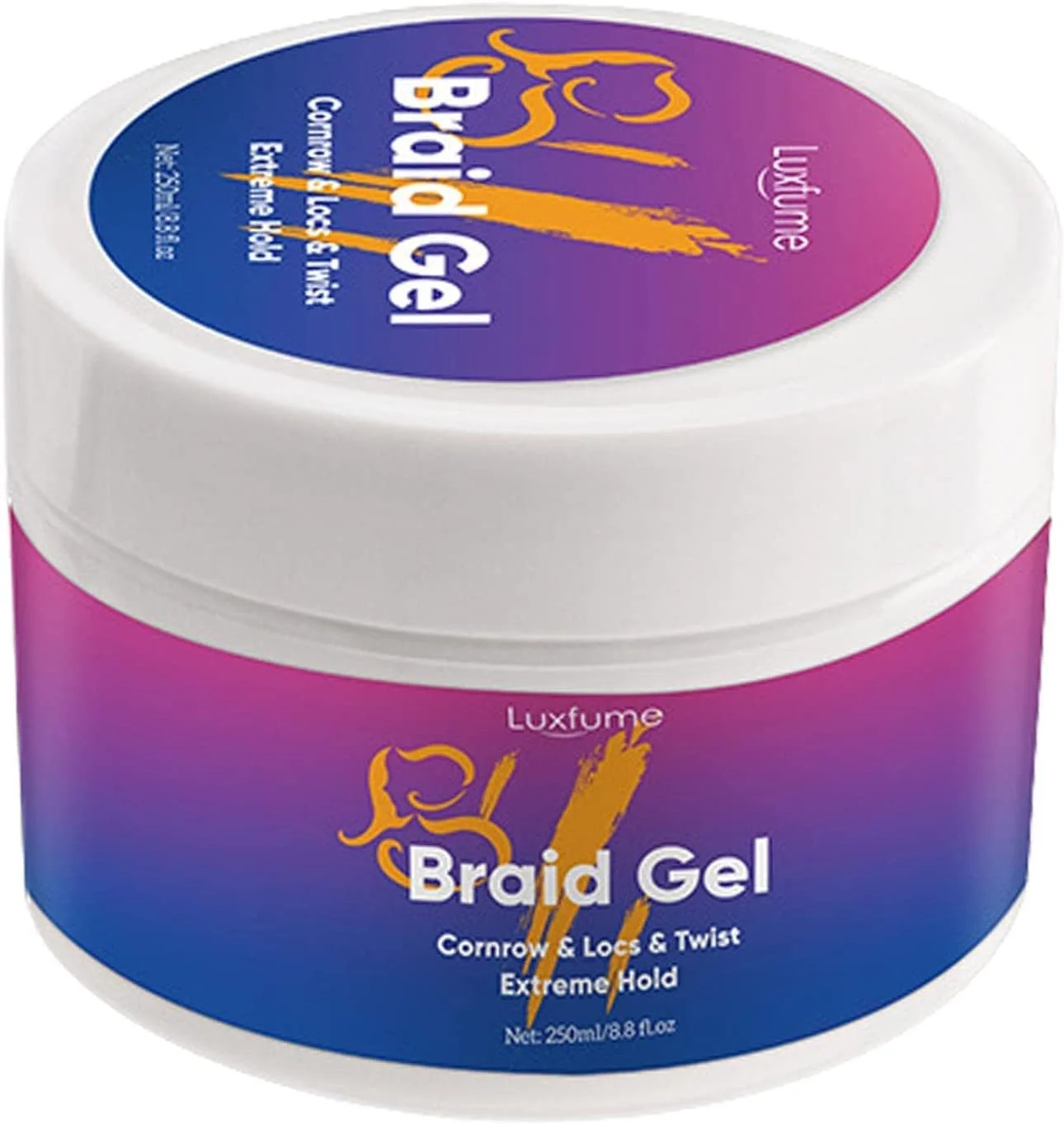 ژل حالت دهنده مو - ژل موی براق و نرم کننده 250 میلی لیتر | ژل قوی برای بافت مو، نرم کننده مو، ماندگاری طولانی