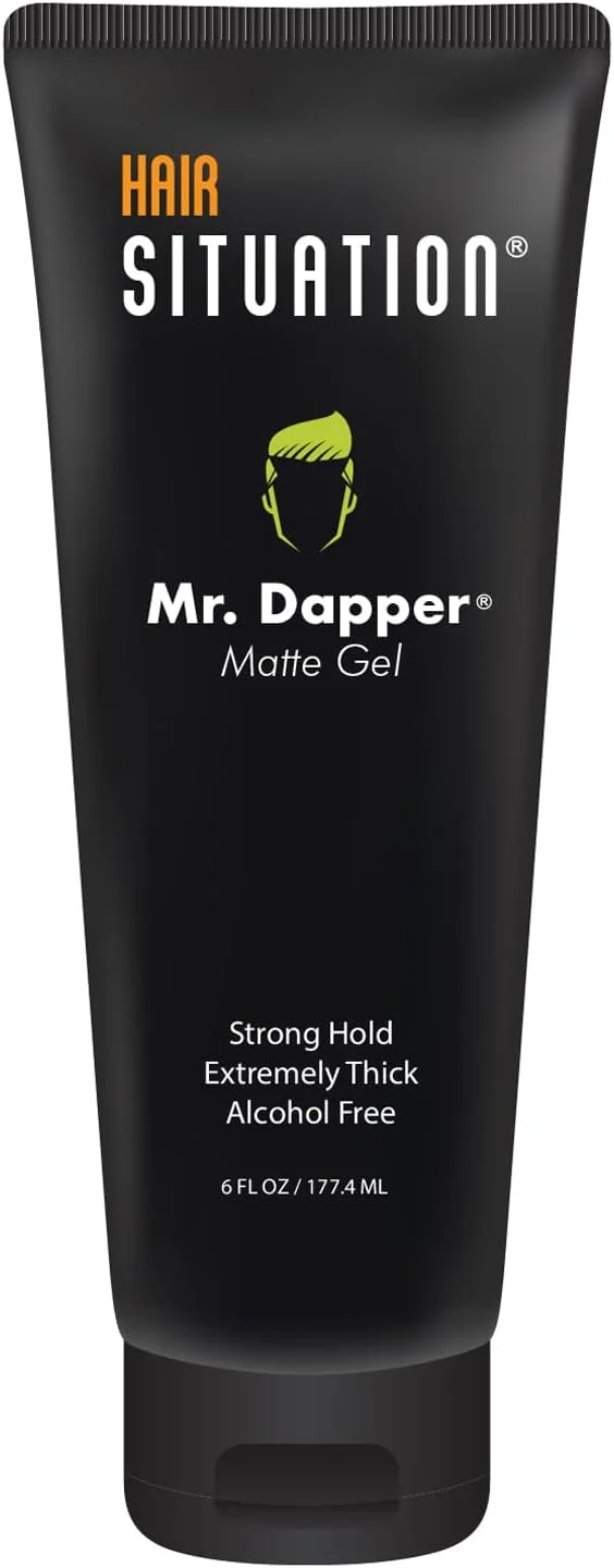 ژل موی حالت دهنده قوی و مات آقای خوش تیپ، مناسب انواع مو، محافظت در برابر رطوبت، ضد وز و موخوره، بدون الکل، بدون ایجاد شوره، 6 اونس مایع