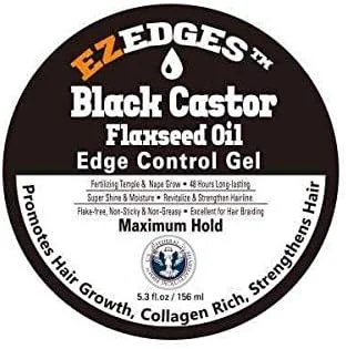 ژل حالت دهنده مو EZEdges - روغن کرچک سیاه و دانه کتان 150 گرم